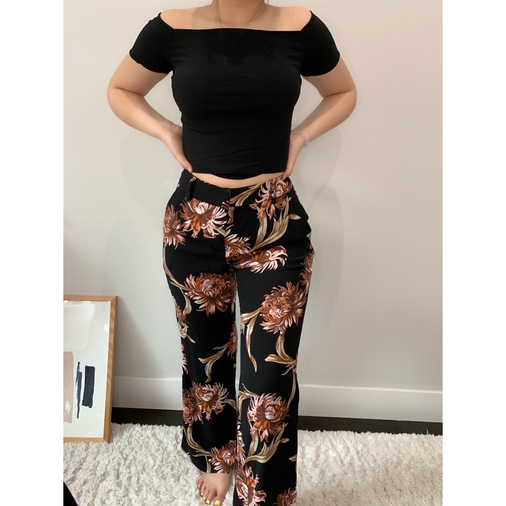 floral print wide leg pants from nordstrom
